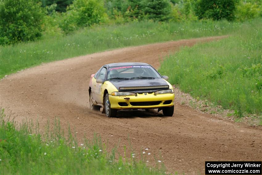 Eli Goethel / Max Sutton Mitsubishi Eclipse on SS2, Skunk Creek.
