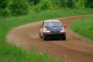 James Walker / Yannis Burnell Chevy Aveo on SS2, Skunk Creek.