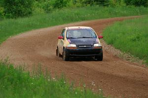 James Walker / Yannis Burnell Chevy Aveo on SS2, Skunk Creek.