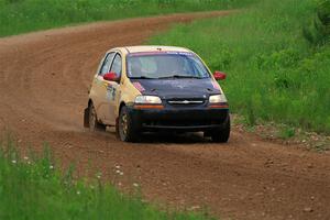 James Walker / Yannis Burnell Chevy Aveo on SS2, Skunk Creek.