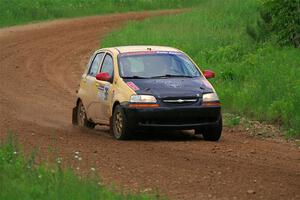 James Walker / Yannis Burnell Chevy Aveo on SS2, Skunk Creek.
