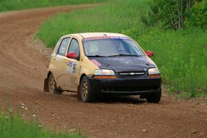 James Walker / Yannis Burnell Chevy Aveo on SS2, Skunk Creek.