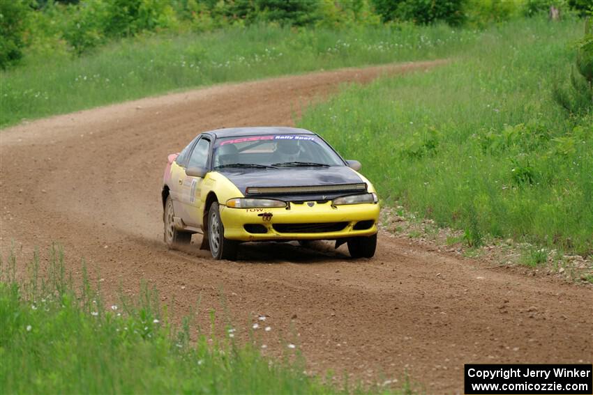 Eli Goethel / Max Sutton Mitsubishi Eclipse on SS2, Skunk Creek.