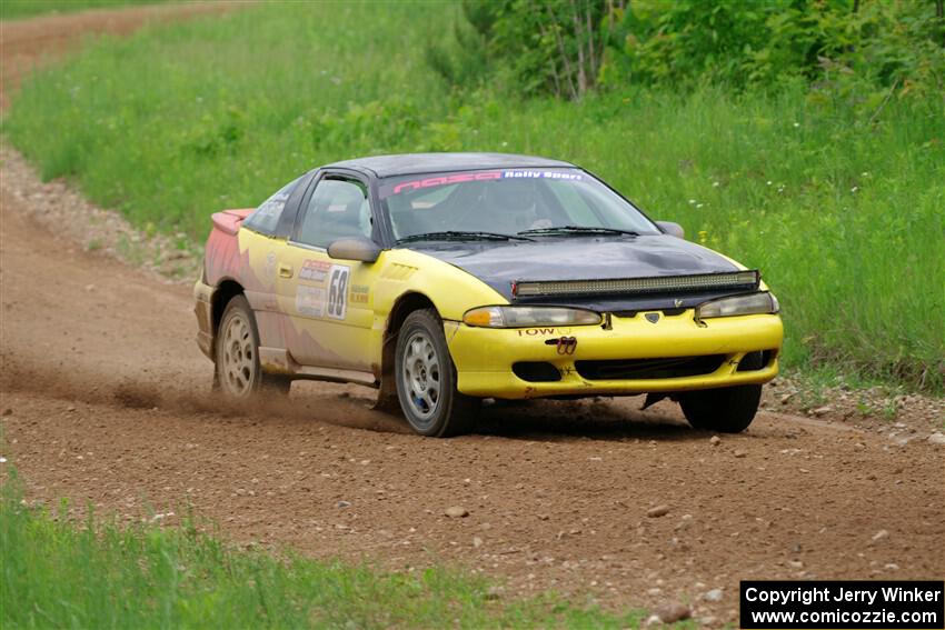 Eli Goethel / Max Sutton Mitsubishi Eclipse on SS2, Skunk Creek.