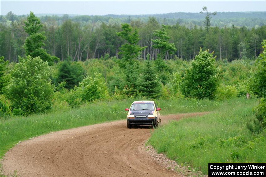 James Walker / Yannis Burnell Chevy Aveo on SS2, Skunk Creek.