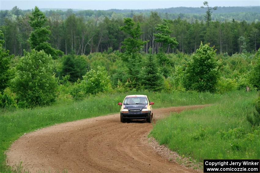 James Walker / Yannis Burnell Chevy Aveo on SS2, Skunk Creek.