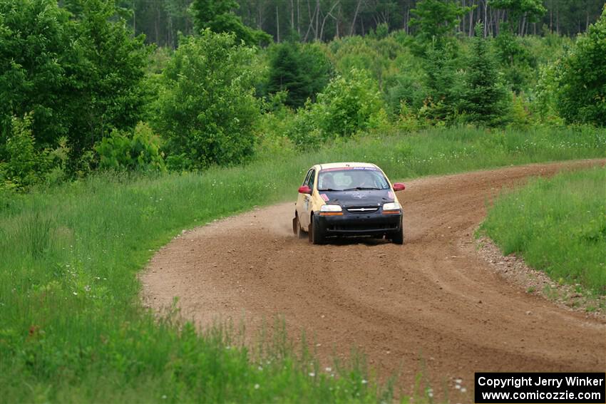 James Walker / Yannis Burnell Chevy Aveo on SS2, Skunk Creek.