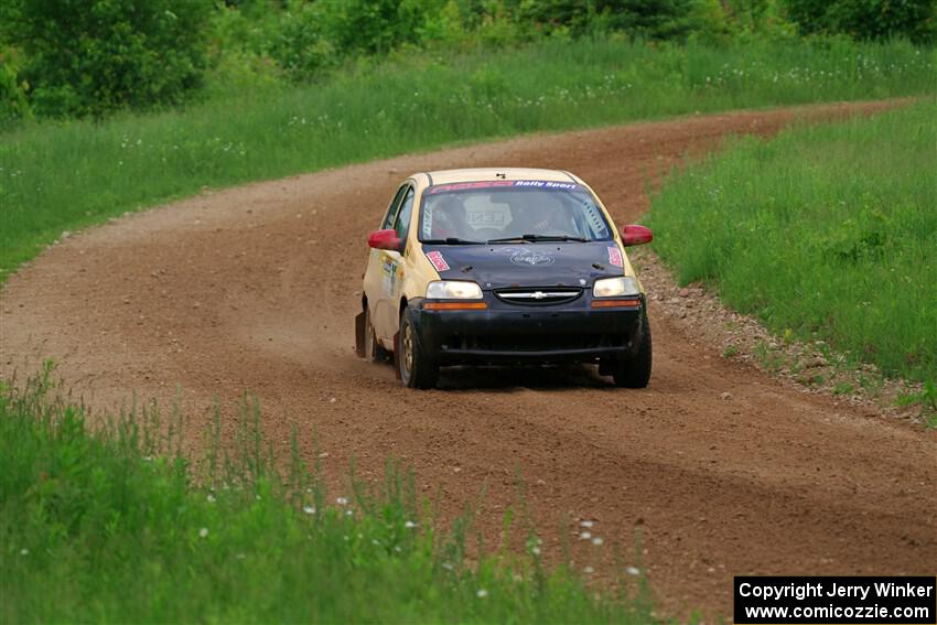 James Walker / Yannis Burnell Chevy Aveo on SS2, Skunk Creek.