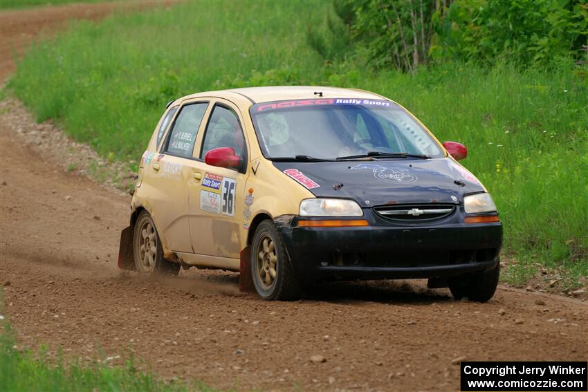 James Walker / Yannis Burnell Chevy Aveo on SS2, Skunk Creek.