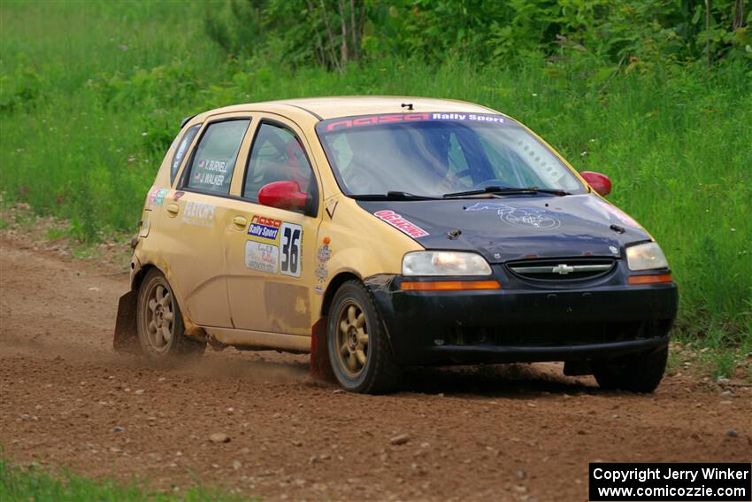 James Walker / Yannis Burnell Chevy Aveo on SS2, Skunk Creek.