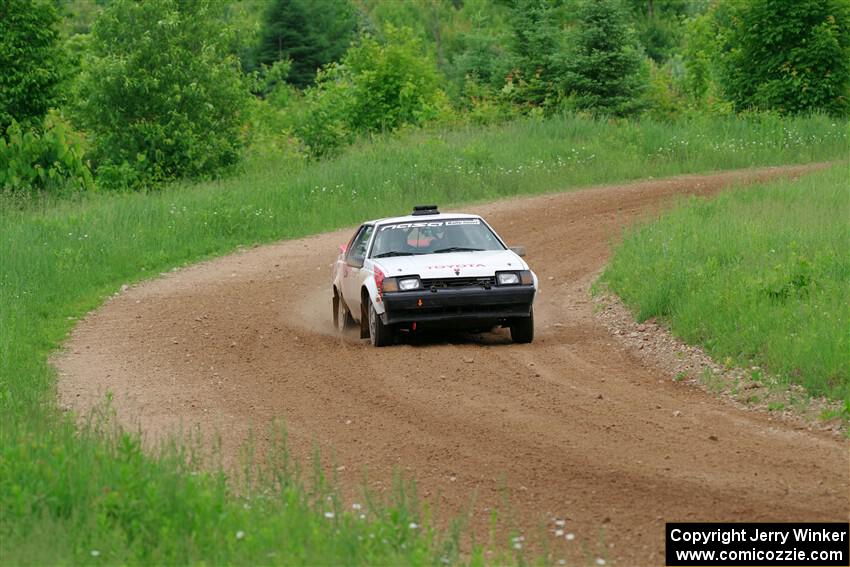 Eric Anderson / Taylor Haelterman Toyota Celica GTS on SS2, Skunk Creek.