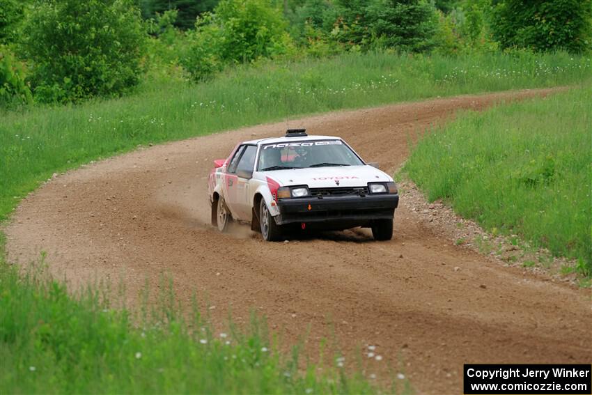 Eric Anderson / Taylor Haelterman Toyota Celica GTS on SS2, Skunk Creek.