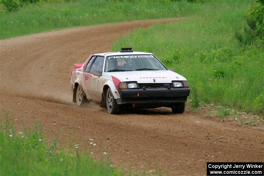 Eric Anderson / Taylor Haelterman Toyota Celica GTS on SS2, Skunk Creek.