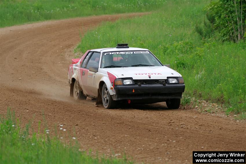 Eric Anderson / Taylor Haelterman Toyota Celica GTS on SS2, Skunk Creek.