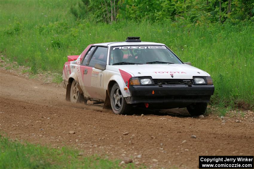 Eric Anderson / Taylor Haelterman Toyota Celica GTS on SS2, Skunk Creek.
