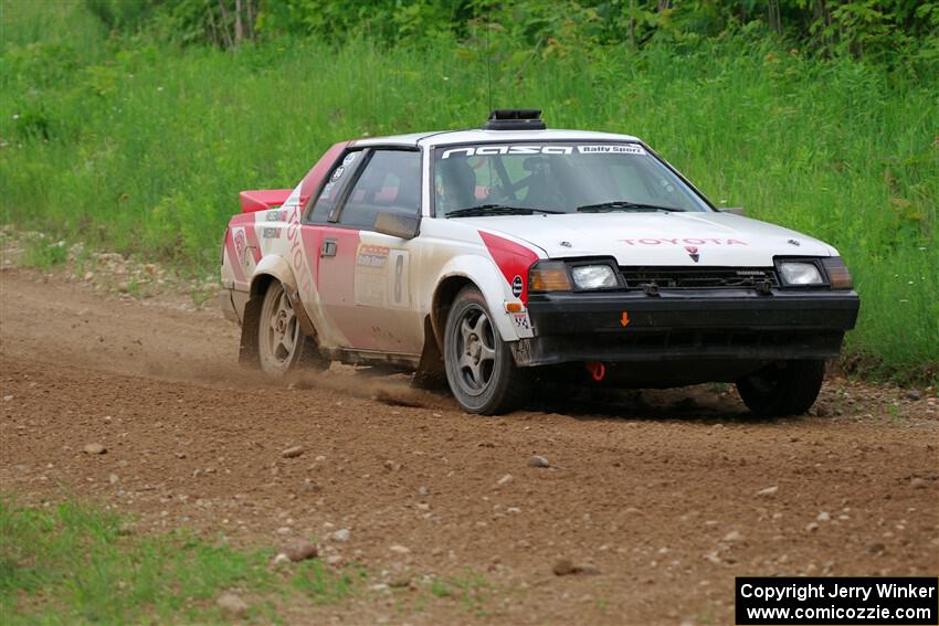 Eric Anderson / Taylor Haelterman Toyota Celica GTS on SS2, Skunk Creek.