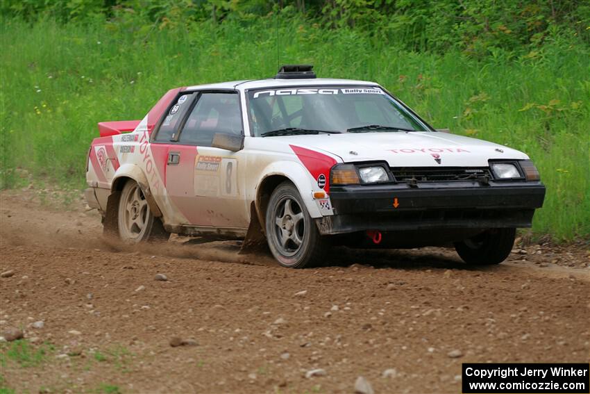 Eric Anderson / Taylor Haelterman Toyota Celica GTS on SS2, Skunk Creek.