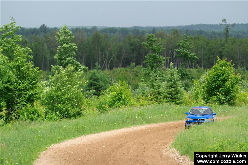Connor Himes / Elliot Prusi Subaru Impreza on SS2, Skunk Creek.