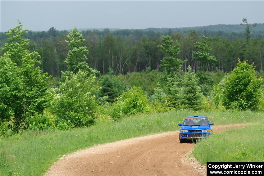 Connor Himes / Elliot Prusi Subaru Impreza on SS2, Skunk Creek.