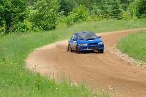 Connor Himes / Elliot Prusi Subaru Impreza on SS2, Skunk Creek.