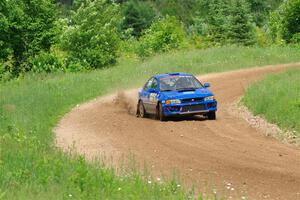 Connor Himes / Elliot Prusi Subaru Impreza on SS2, Skunk Creek.