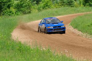 Connor Himes / Elliot Prusi Subaru Impreza on SS2, Skunk Creek.