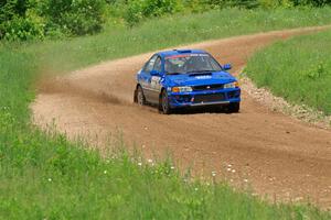 Connor Himes / Elliot Prusi Subaru Impreza on SS2, Skunk Creek.