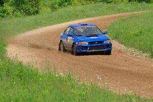 Connor Himes / Elliot Prusi Subaru Impreza on SS2, Skunk Creek.