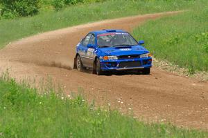 Connor Himes / Elliot Prusi Subaru Impreza on SS2, Skunk Creek.