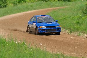 Connor Himes / Elliot Prusi Subaru Impreza on SS2, Skunk Creek.