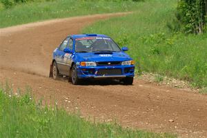 Connor Himes / Elliot Prusi Subaru Impreza on SS2, Skunk Creek.