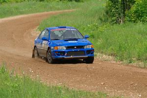 Connor Himes / Elliot Prusi Subaru Impreza on SS2, Skunk Creek.