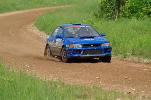 Connor Himes / Elliot Prusi Subaru Impreza on SS2, Skunk Creek.