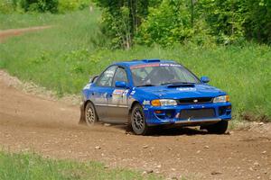 Connor Himes / Elliot Prusi Subaru Impreza on SS2, Skunk Creek.