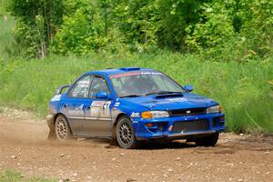 Connor Himes / Elliot Prusi Subaru Impreza on SS2, Skunk Creek.