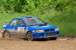 Connor Himes / Elliot Prusi Subaru Impreza on SS2, Skunk Creek.