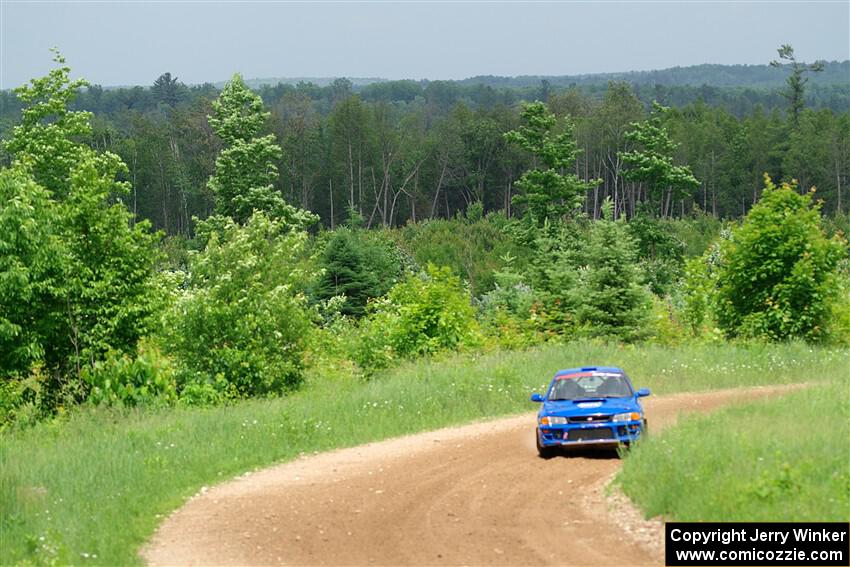 Connor Himes / Elliot Prusi Subaru Impreza on SS2, Skunk Creek.