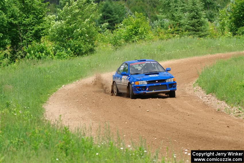 Connor Himes / Elliot Prusi Subaru Impreza on SS2, Skunk Creek.