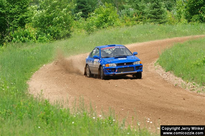 Connor Himes / Elliot Prusi Subaru Impreza on SS2, Skunk Creek.