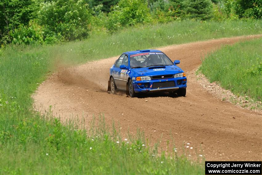 Connor Himes / Elliot Prusi Subaru Impreza on SS2, Skunk Creek.