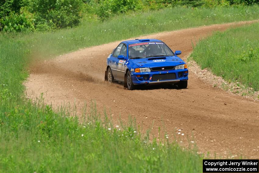 Connor Himes / Elliot Prusi Subaru Impreza on SS2, Skunk Creek.