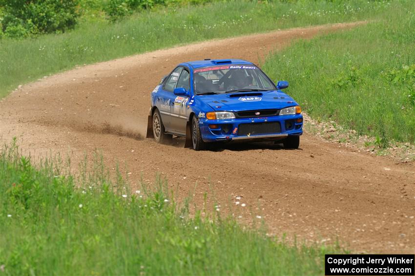 Connor Himes / Elliot Prusi Subaru Impreza on SS2, Skunk Creek.