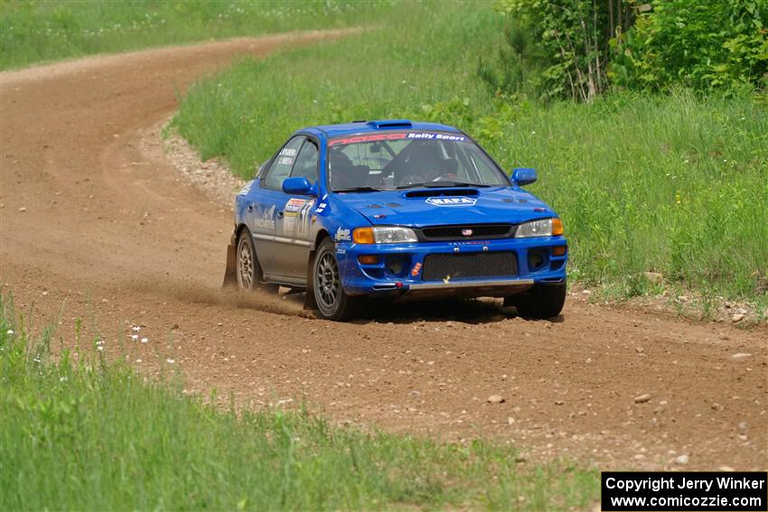 Connor Himes / Elliot Prusi Subaru Impreza on SS2, Skunk Creek.