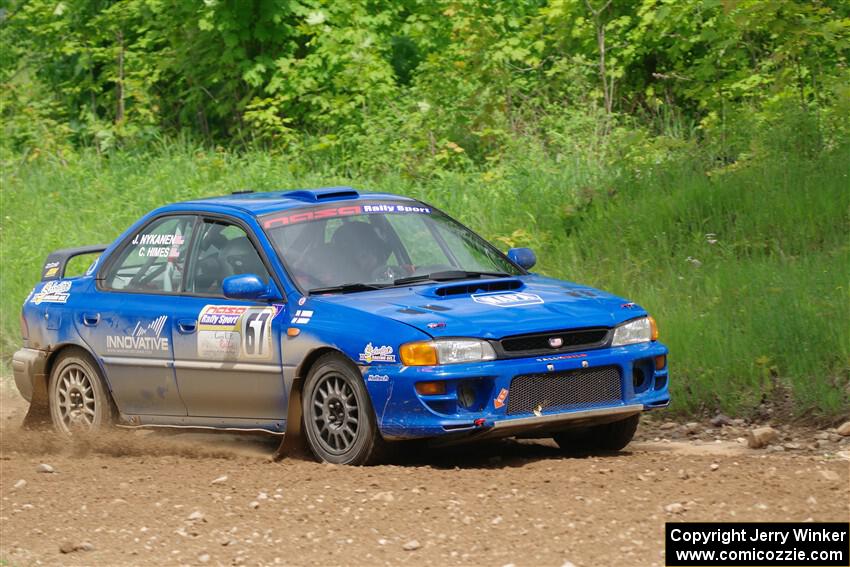 Connor Himes / Elliot Prusi Subaru Impreza on SS2, Skunk Creek.