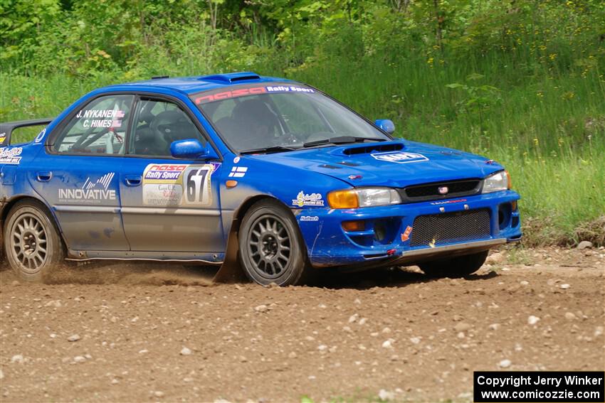 Connor Himes / Elliot Prusi Subaru Impreza on SS2, Skunk Creek.