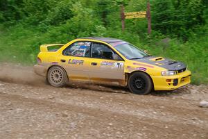 Steve Gingras / Joe Boburka Subaru Impreza on SS3, Woodtick Hollow.