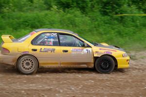 Steve Gingras / Joe Boburka Subaru Impreza on SS3, Woodtick Hollow.