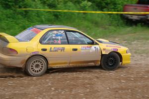 Steve Gingras / Joe Boburka Subaru Impreza on SS3, Woodtick Hollow.