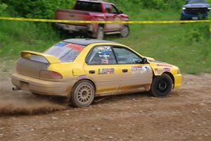 Steve Gingras / Joe Boburka Subaru Impreza on SS3, Woodtick Hollow.