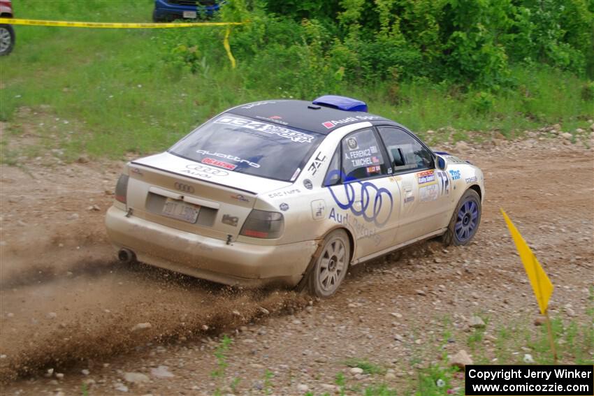 Tim Michel / Alex Ferencz Audi A4 Quattro on SS3, Woodtick Hollow.